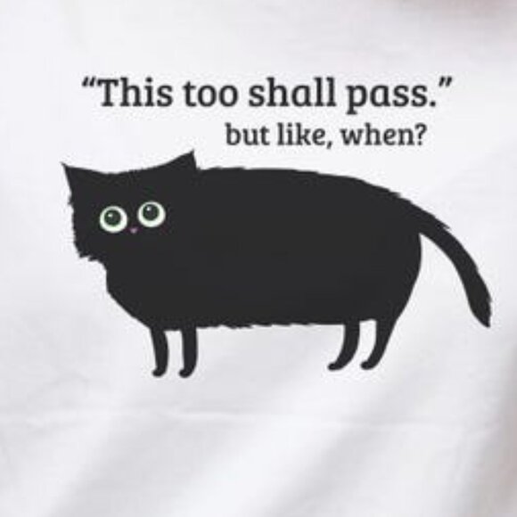 Funny Cat Shirt Mental Health T-shirt - Picture 2 of 4